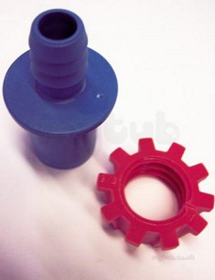 Plasson Fittings -  3/8 Inch Plasson Insert Ld C Lt Blue 7786