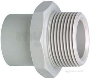 Georg Fischer Pp Tube and Fittings Metric -  Georg Fischer Pp Adaptor Nipple 279105 40x1.1/4