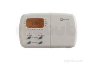 Myson Controls -  Myson Mep2c White Dual Channel Programmer For Central Heating