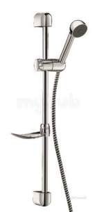 Delabie Showers -  Delabie Single Jet Shower Kit With Bar 18mm