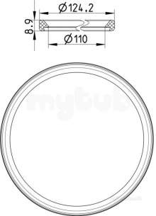Epdm Sealing Ring-110mm 801.epdm.110