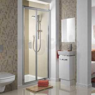 Twyford Es200 and Es400 Enclosures -  Twyford Es200 Bifold Door 800mm Es24200cp