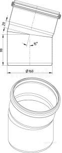 Blucher Drainage -  Blucher 15 Deg Bend-160mm 820.015.160 S