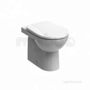 Twyford Mid Market Ware -  E100 Round Wc Ho Btw Pan White E11488wh