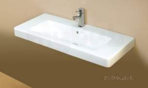 Eastbrook Sanitary Ware -  Sorrento 100cm Ceramic Top White 83.0020