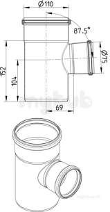 Blucher Europipe Range -  Blucher 110x110x75 S/s Branch 830.075.110