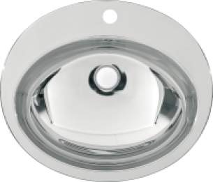 Sissons Stainless Steel Products -  Inset Washbasin Tap Hole High Pol Fin Rndh451-0