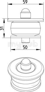 Blucher 50mm Socket Plug For Europipe