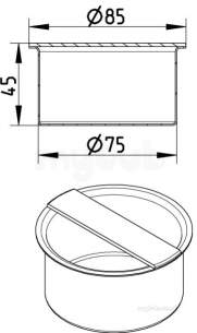 Blucher Drainage -  Blucher 75mm Socket Plug 844.000.075s