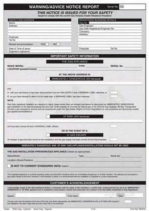 Regin Products -  Regin Regp55 Warning Notice Report Pad