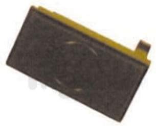 Indesit Domestic Spares -  H-point 168877 Door Button Release Brown