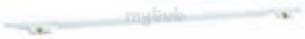 Indesit Domestic Spares -  Creda 6225738 Door Glass Trim Wh