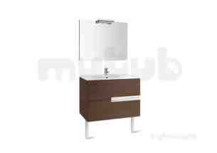 Roca Furniture and Vanity Basins -  Victoria-n Pack 1000mm 2d Gloss White