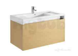 Roca Furniture and Vanity Basins -  Stratum 900x500 Base Unit And Light A/wlnt