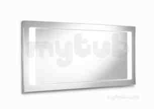 Roca Furniture and Vanity Basins -  Stratum Mirror Plus Light 130x60