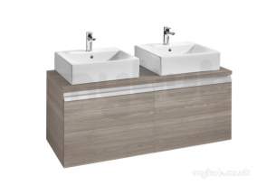 Roca Furniture and Vanity Basins -  Heima 1200mm Countertop Textured Ash