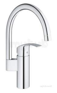 Grohe Tec Brassware -  Eurosmart 33202002 High Spout Sink Mxr