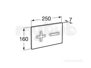 Pl6 Dual Operating Panel Chrome 890085001