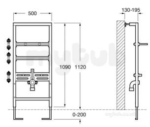 Roca Sanitaryware and Accessories -  Roca Pro Basin System 890093000