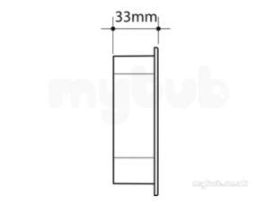 Osma Above Ground Drainage -  8t850b Black 111mm Stopend Internal Rh