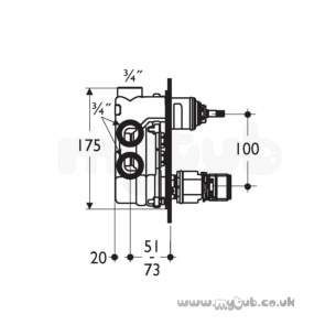 Ideal Standard Trevi A3969 Tt Built In Shower Valve