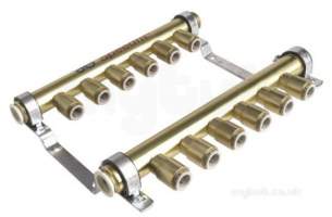 John Guest Underfloor Heating Range -  Speedfit Rail Manifold 4 Zone 22mm X 15mm