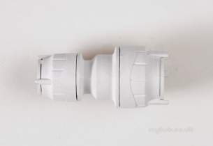 Polypipe Polyplumb Polyfit -  15mm X 10mm Polyfit Reducing Coupler Wht 5