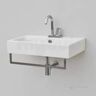 Eastbrook Sanitary Ware -  Tavo 650mm Wall Hung/sit On Basin White 95.085