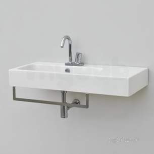 Eastbrook Sanitary Ware -  Tavo 900mm Wall Hung/sit On Basin White 95.087