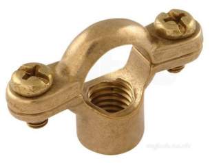 Single Pipe Rings and Backplates M10 -  108mm M10 Brass Single Pipering Mr108