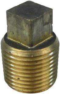 Brass Bushes Sockets and Plugs -  Midbras 3/8 Inch Brass Plug With Taper/thrd