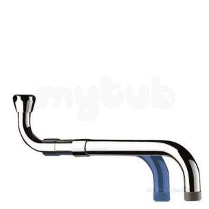 Delabie Brassware -  Delabie Telescopic Swivel Spout F3/4 Inch L300-470mm