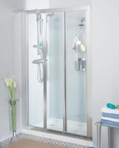 Roman Shower Enclosures -  Roman 760mm Jupiter Bi-fold Door Wht