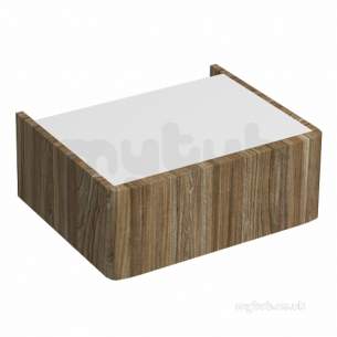 Twyford Mid Market Ware -  Plinth For 600mm Cabinet Grey Ash Wood E10009ga