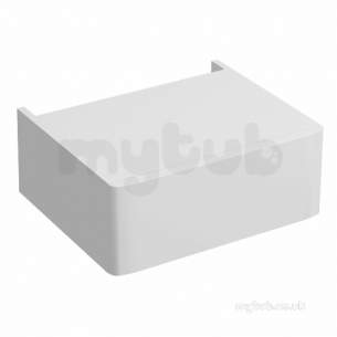 Twyford Mid Market Ware -  Plinth For 600mm Cabinet White E10009wh