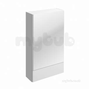 Twyford Mid Market Ware -  E100 Mirror Cabinet 600mm White E10073wh
