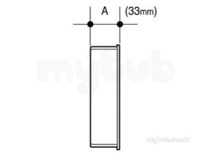 Osma Above Ground Drainage -  9t910w White Osma Guttr Stopend Internal