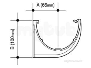 Osma 9t919b Black Gutter Support Bracket