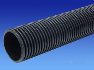 Twinwall Pipe and Fittings -  300mm P/e Pipe X 6m Half Perf 12tw276
