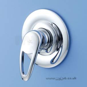 Ideal Standard Showers -  Ideal Standard Idyll Two D9005 Wall Mounted B/i Shower Mixer Cp