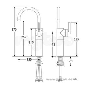 Ideal Standard Brassware -  Ideal Standard Silver E0069 S/l Mono Basin Mixer Ex Puw Cp