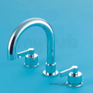 Ideal Standard Brassware -  Ideal Standard Silver E0070 3th Deck Bath Mixer Cp