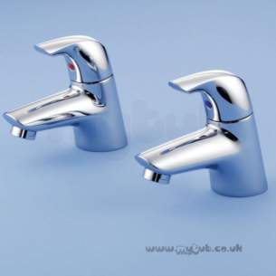 Ideal Standard Brassware -  Ideal Standard Ceraplan New B7885 3/4 Inch Bath Pillar Taps