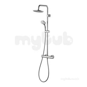 Ideal Standard Showers -  Ideal Standard Ctherm100 Dual Shower Kit S3 And 200mm Rain