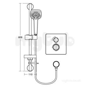 Ideal Standard Showers -  Ideal Standard Easybox Biv Therm Squre Plate Cube And Kit