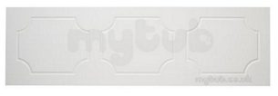 Tavistock Bath Panels -  Milton 1500mm Front Panel White O322