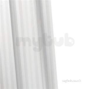 Croydex Shower Curtains and Rails -  Croydex Woven Stripe Showr Curtain White Af286122