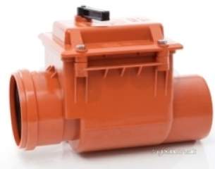 Polypipe Underground Drainage -  Anti Flood Valve 6in/160mm Spigot/socket Afv160