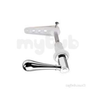 Croydex Bathroom Accessories -  Teardrop Chrome Cistern Lever Aj322241