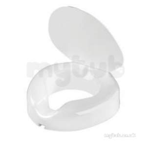 Croydex Bathroom Accessories -  Raised Toilet Seat With Lid Ap400922